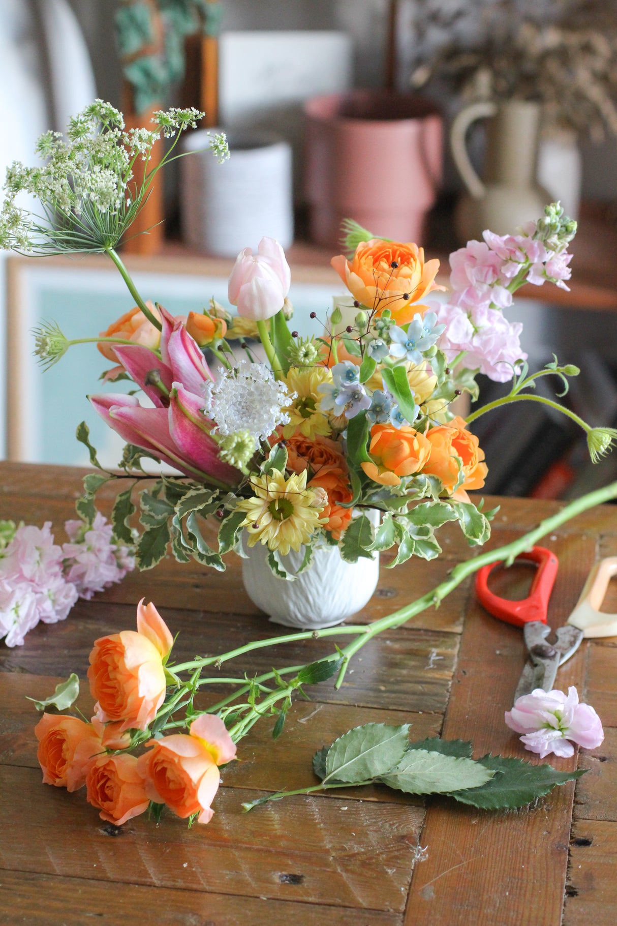 Intro to Floral Arranging-Petite Vase Workshop (Group setting)