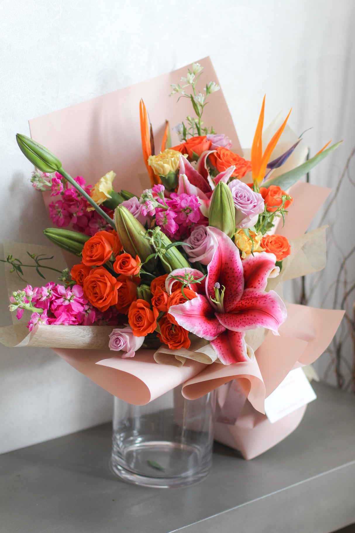 Tropical Lily Bliss (Fresh)