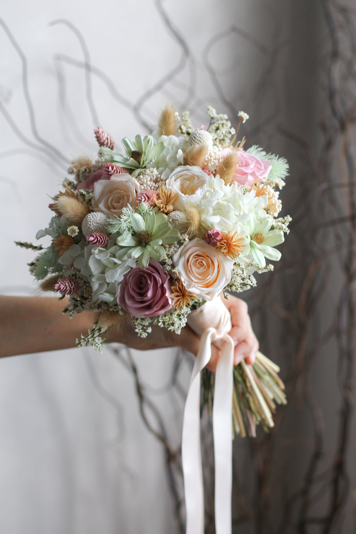 Whimsical Bridal Flowers (preserved)