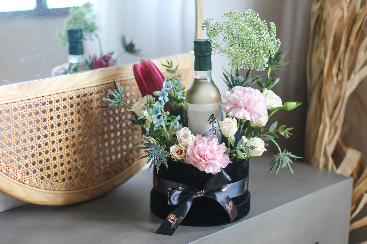 Blossom and Wine (Fresh Flowers and Wine)