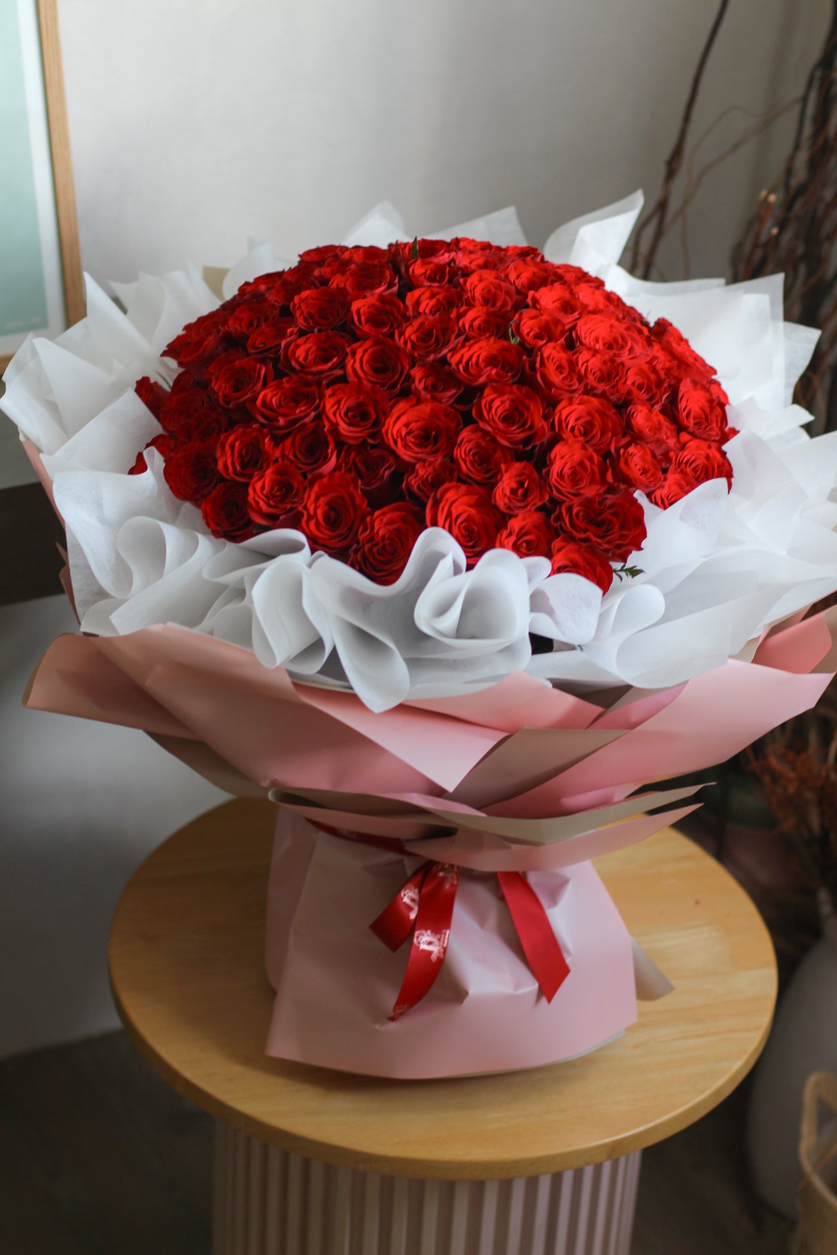 99 red roses (Fresh)