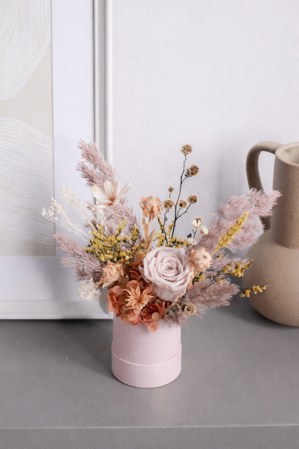 Sunset Keepsake - preserved flowers