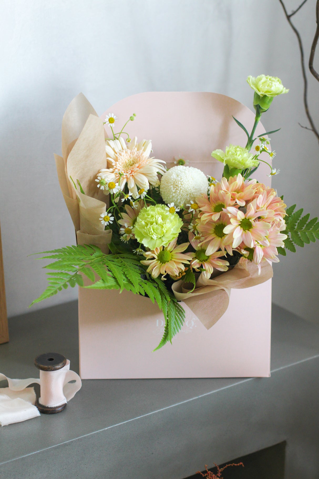 Peach Serenity (Fresh Flowers)