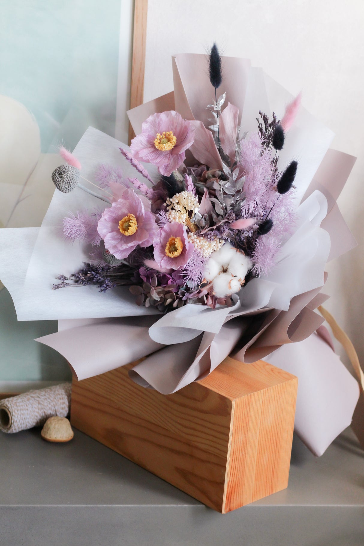 Purple Popping Poppy (Preserved)