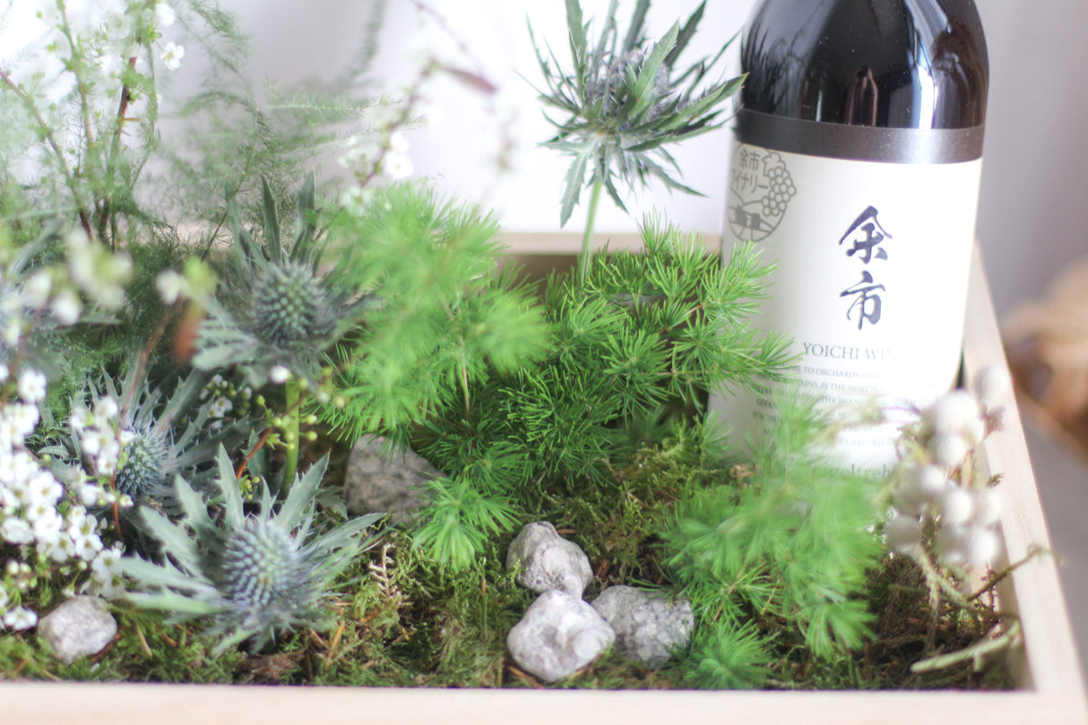 The Tranquil Pour (Fresh Flowers and Wine)