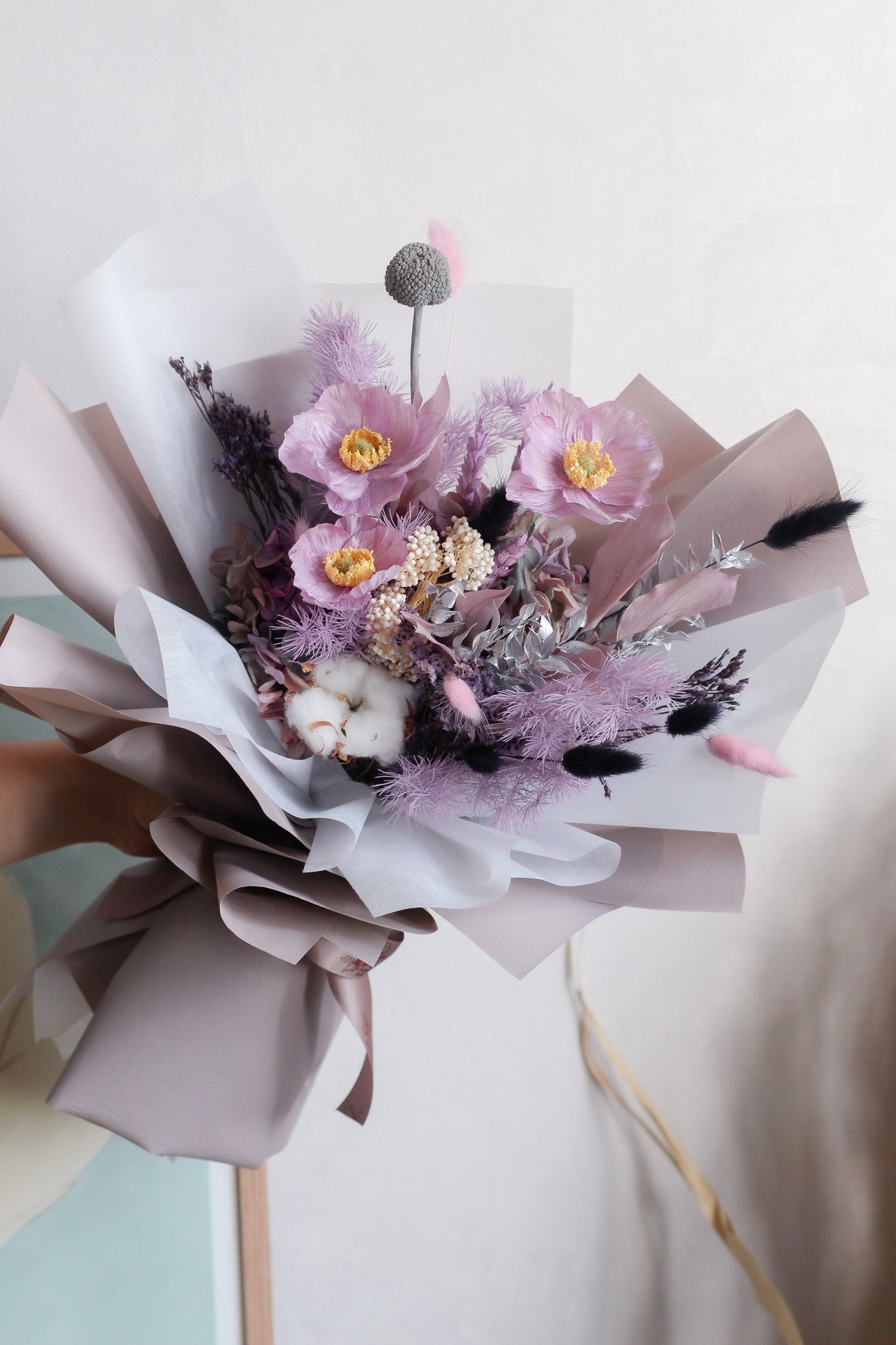 Purple Popping Poppy (Preserved)