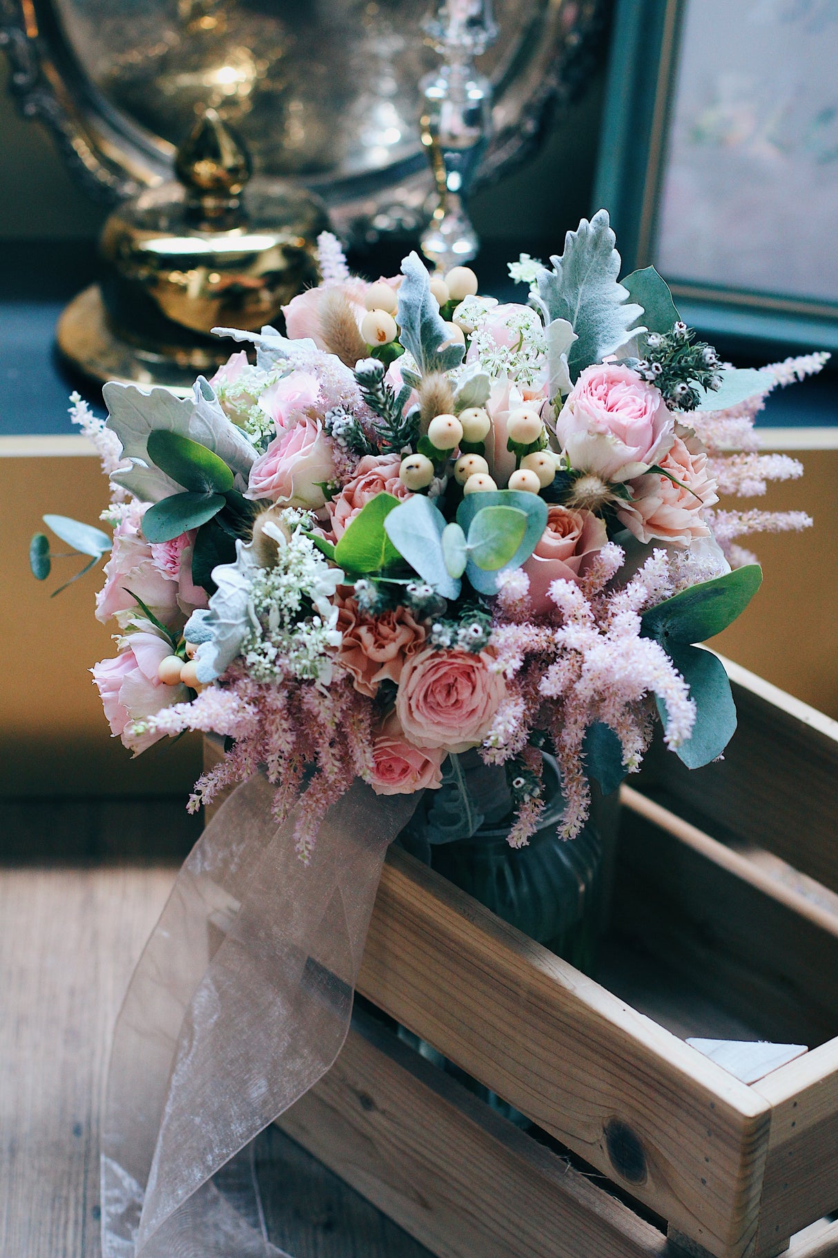 bridal bouquet pink