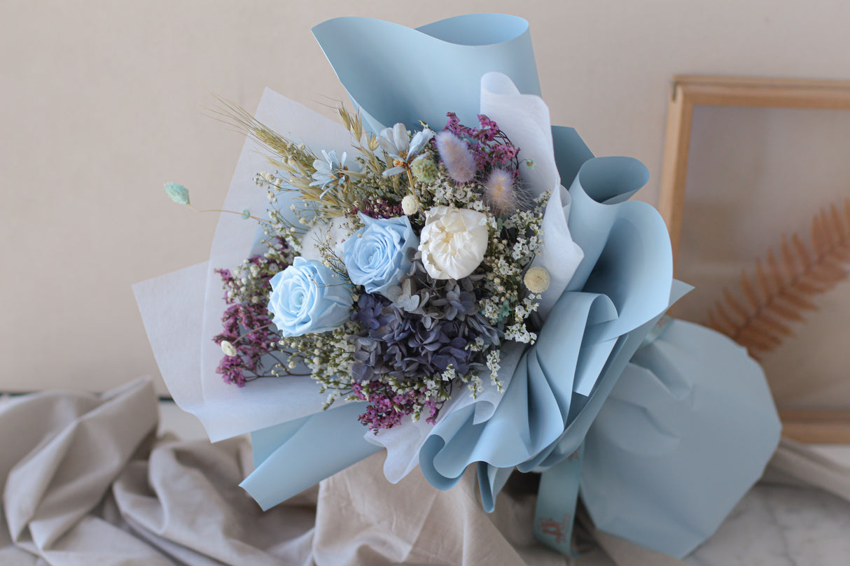 Powder Blue (Scented) preserved