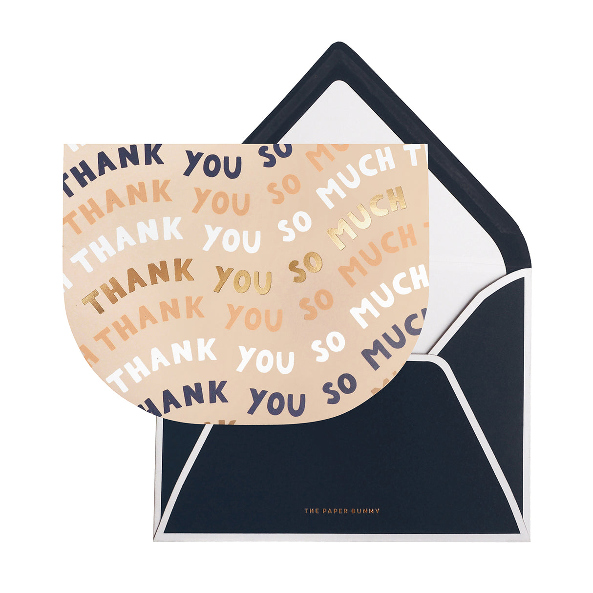 Greeting Card - Thank You So Much by The Paper Bunny