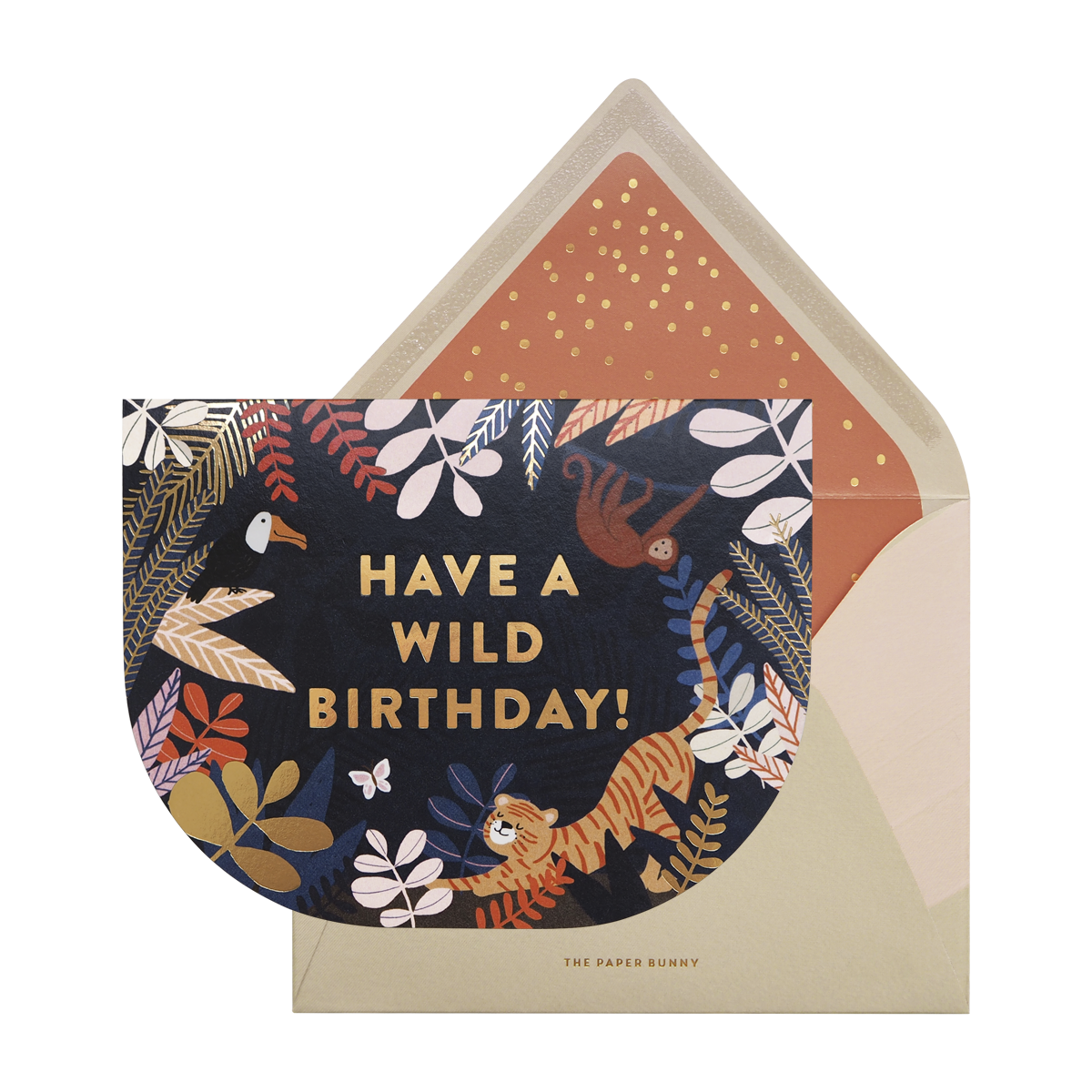 Greeting Card - Have a Wild Birthday by The Paper Bunny