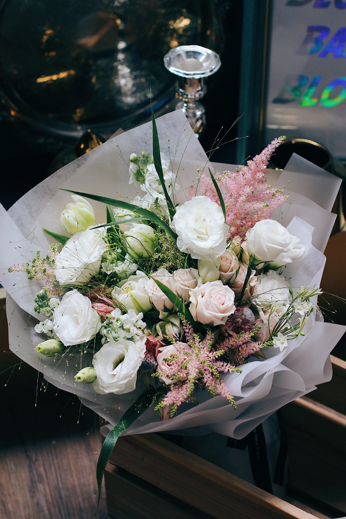 Perfect in Blush and White (Fresh Flowers)