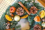 Orange Spice Christmas Wreath (Fresh)