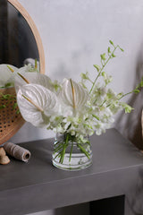 Pearl Anthuriums - Fresh Flowers Free Delivery Singapore | Dawn Q Floral Design