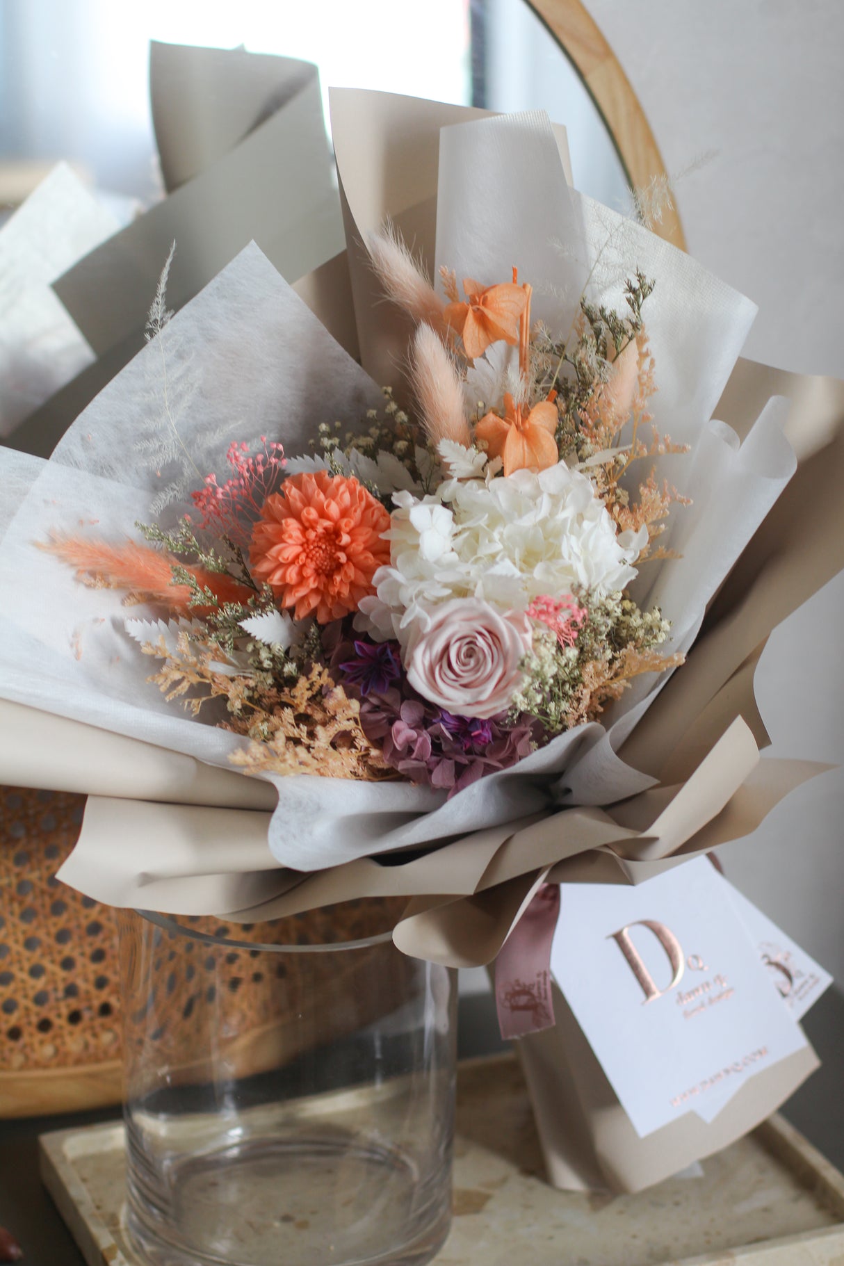 Everlasting Dahlia (Preserved)