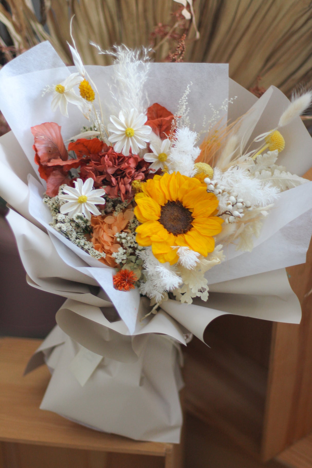 Timeless Sunflower Symphony (preserved)