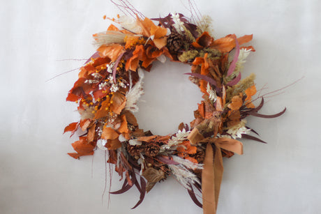 Golden Amber Christmas Wreath (preserved)