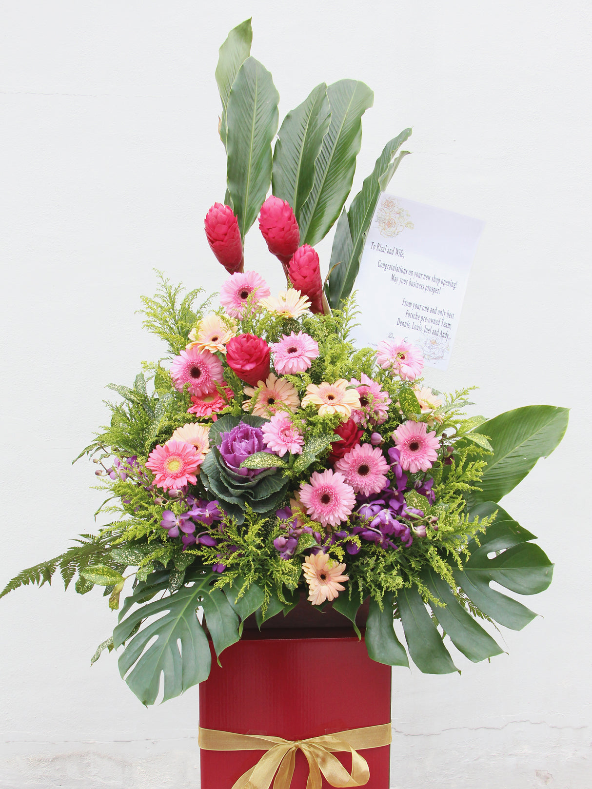 Exuberant (Congratulatory flower stand)