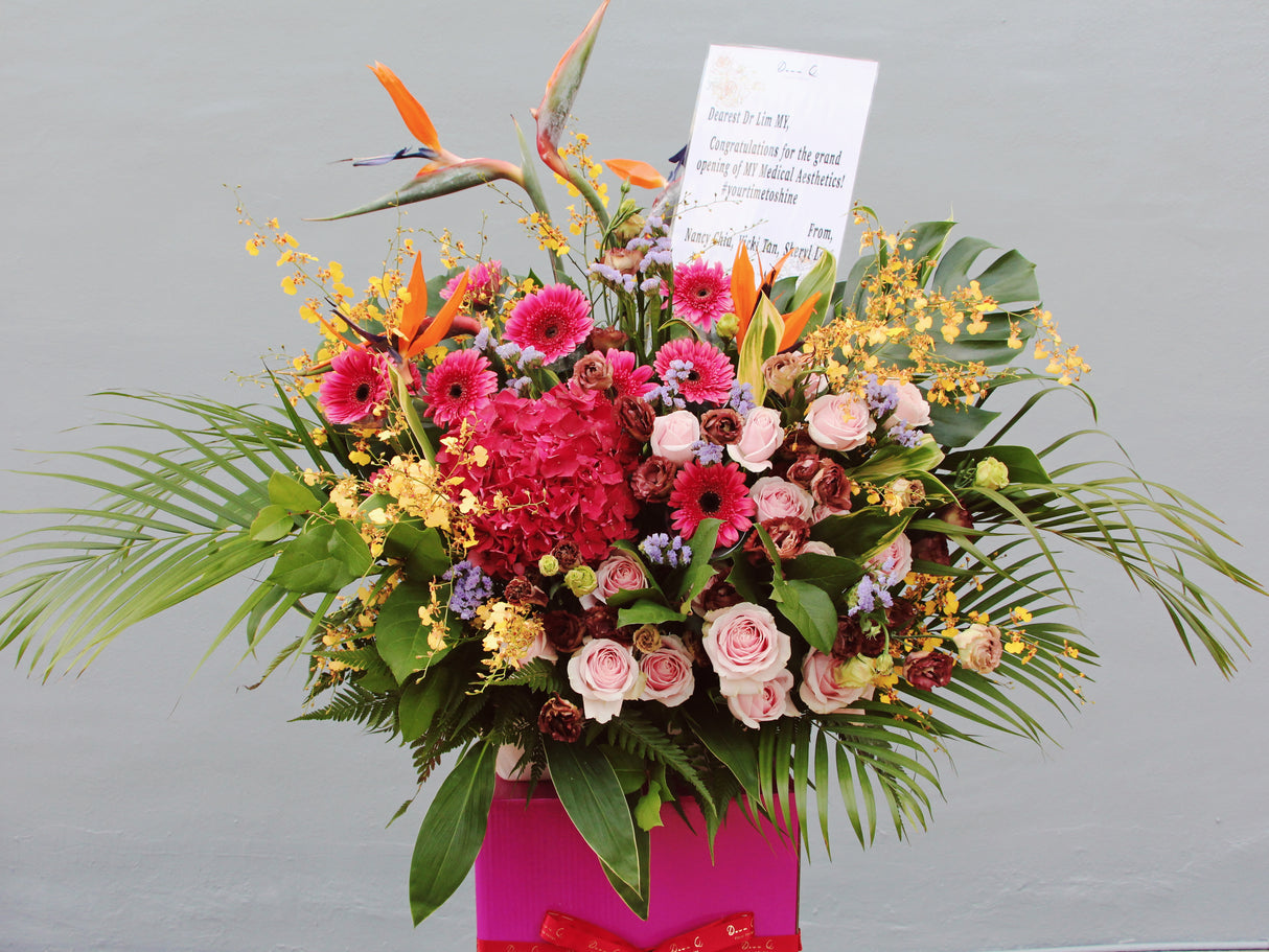 Soaring success (Congratulatory flower stand)
