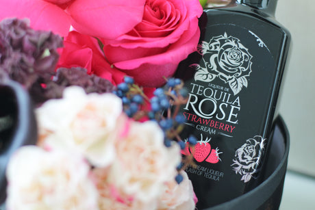 Strawberries and Cream Tequila (Fresh Flowers)
