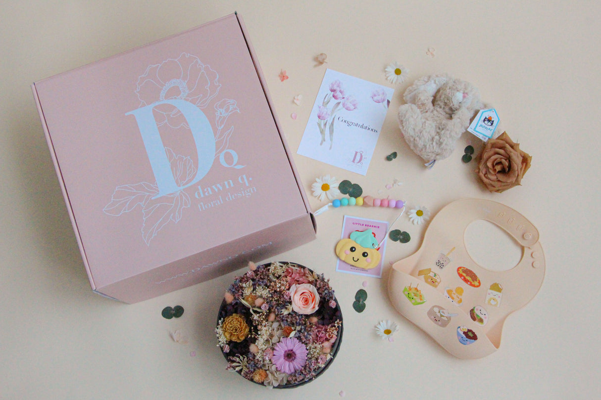 Mommy Baby Bunny Gift Box