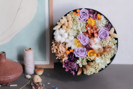 Violet frenzy - preserved dried flowers